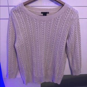 Warm White Knitted Sweater